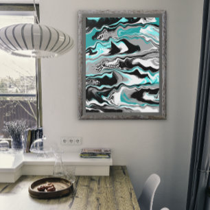 Foto Shark Fins Abstrato Art