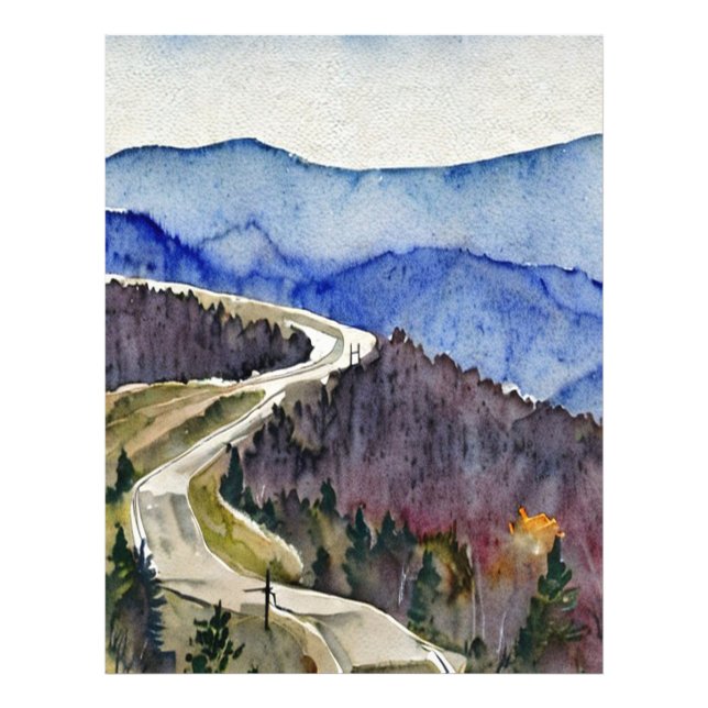 Foto Shenandoah National Park skyline orienta a cor da  (Frente)