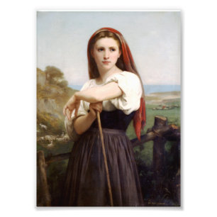 Foto Shepherdess de Bouguereau