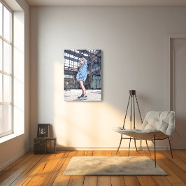 Foto 【SHOP&X限定イラスト】JKポスター｜寿司娘 GenerativeAI