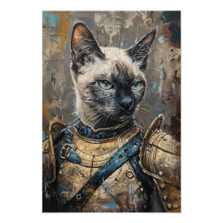 Foto Siamese Cat in Armor