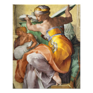 Foto Sibila Líbia, Capela Sistina de Michelangelo