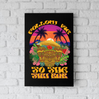 Siga-me para o Tiki Bar Festa Havaiana Luau
