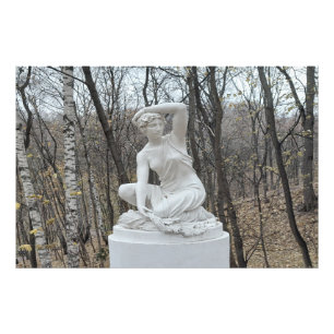 Foto Silêncio Escandinavo — Escultura na Floresta