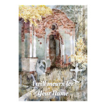 Silêncio eterno no cemitério