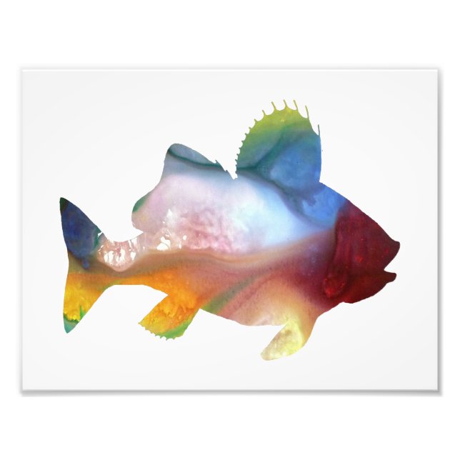 Foto Silhueta colorida de abstrato Perch (Frente)