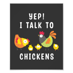 Foto Sim, Falo Com Galinhas