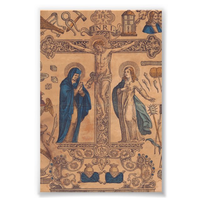Foto Símbolo Antimins da Eucaristia (Frente)