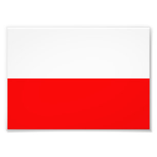 Foto Símbolo branco vermelho do país Polônia