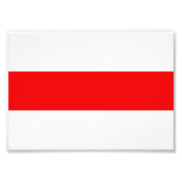 Símbolo de bandeira do protesto bielorrusso revolu
