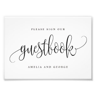 Foto Símbolo de Guestbook Escolha seu tamanho com uma