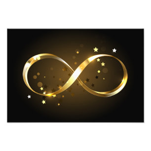 Foto Símbolo Infinity do ouro