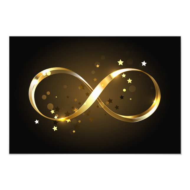 Foto Símbolo Infinity do ouro (Frente)