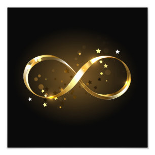 Foto Símbolo Infinity do ouro