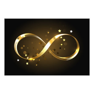 Foto Símbolo Infinity do ouro