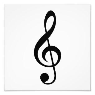 Foto Símbolo Musical da Clef G-Clef Treble