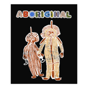 Foto símbolo nativo da arte original petroglicph austra