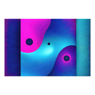 Foto Simetria Espiritual: Abstrato Brilhante Yin Yang