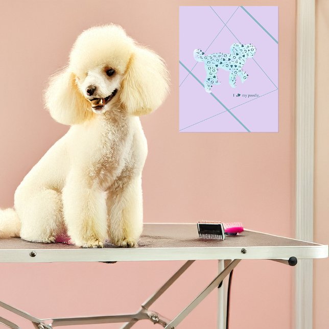 Foto Simple art of poodle‘s silhouette (Criador carregado)
