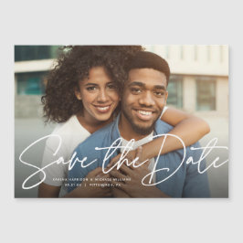 Foto simples de script moderno salvar a data