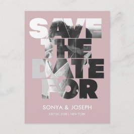 Foto simples moderna Salvar o Convite de Data