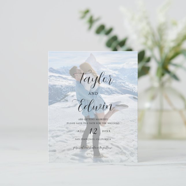 Foto Simples Moderno Orçamento Casamento Salve A D (Em pé/Frente)