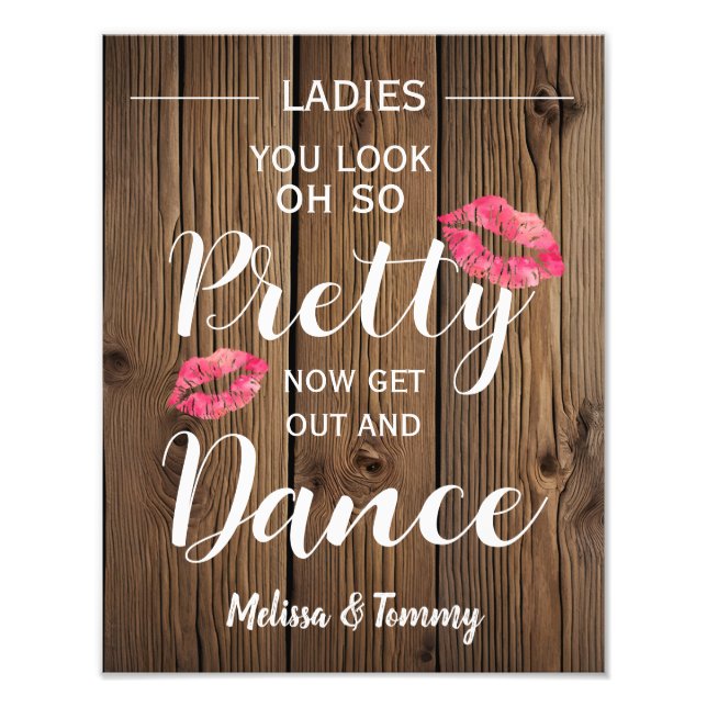 Foto Sinal de Banheira de Casamento Russo do Country Ba (Frente)