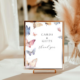 Foto Sinal de Mesa para Chá de Bebê da Menina Borboleta