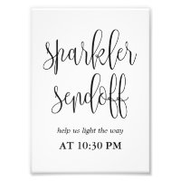 Sinal de Sendoff do Sparkler Escolha seu tamanho