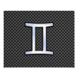 Foto Sinal do zodíaco dos Gêmeos no impressão da fib