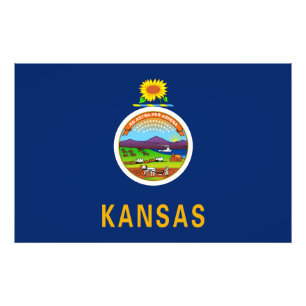 Foto Sinalizador do Estado do Kansas