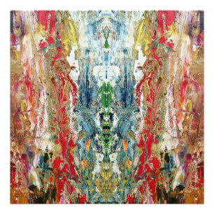 Foto Sinfonia do caos - Paleta de Artista Abstrato Real