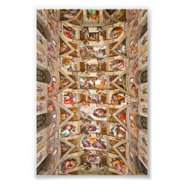 Foto Sistine Chapel Ceiling, 1512 por Michelangelo (Frente)