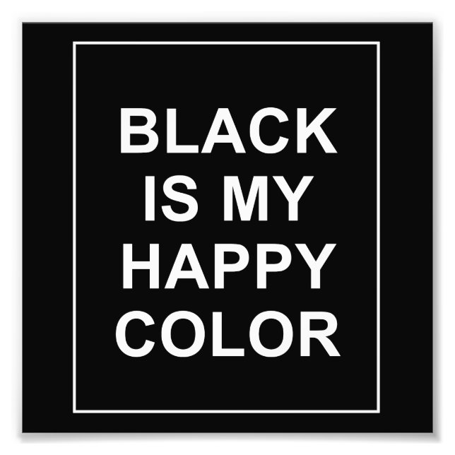 FOTO SKAM - BLACK IS MY HAPPY COLOR (Frente)