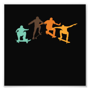 Foto Skate Retro Skateboarder Skateboard Skateboard Ska