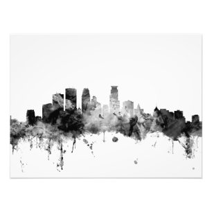 Foto Skyline de Minneapolis Minnesota
