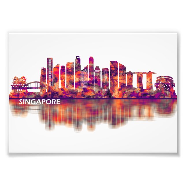 Foto Skyline de Singapura (Frente)