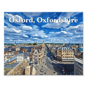 Foto Skyline of Historic Oxford Painting