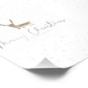 Foto SlipperyJoe Merry Christmas rendeer red-nose