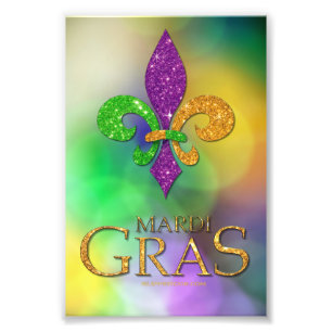 Foto SlipperyJoe's festivo tema Mardi Gras roxo gre
