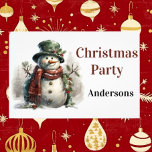 Foto Snowman Holiday Christmas Wish<br><div class="desc">O Natal de Snowman Holiday Deseja Um excelente FAIRY GARDEN THEME é aquele elemento perfeito para a decoração da FESTA. Este design pode ser personalizado clicando em Personalizar este Modelo e, em seguida, escolhendo o clique para personalizar a opção adicional adicionar texto, alterar a cor ou o estilo do texto...</div>