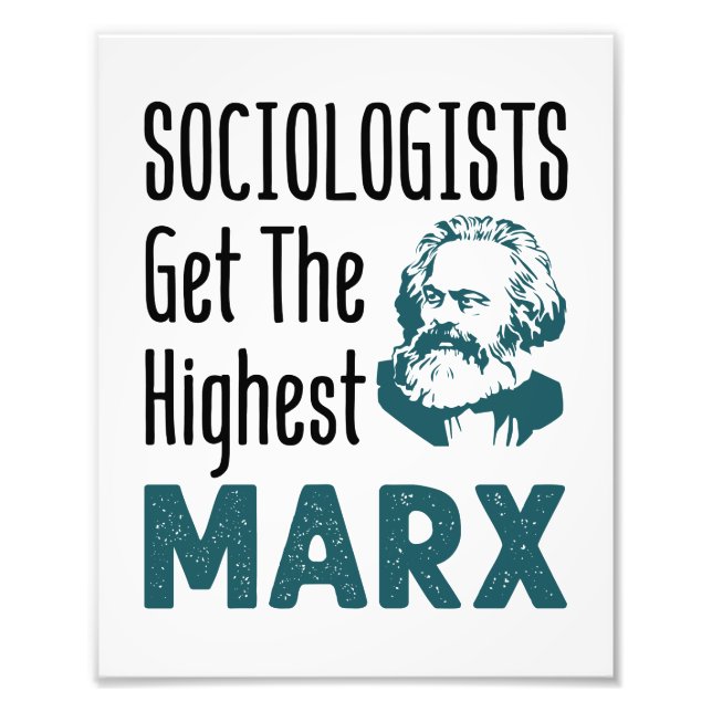Foto Sociólogos Obtêm a Maior Sociologia Marx (Frente)