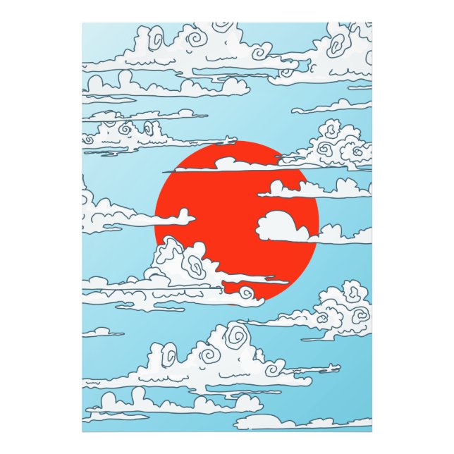 Foto Sol nascente japonês (Frente)