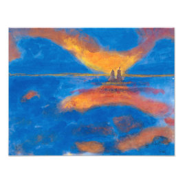 Foto Sol no mar | Emil Nolde |