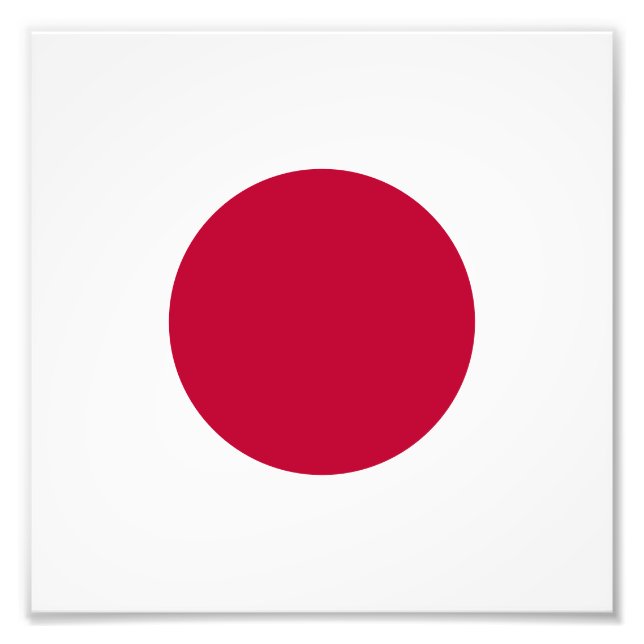 Foto Sol Vermelho do Japão (Frente)