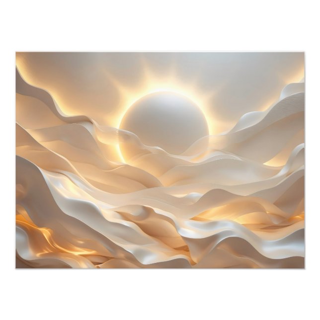 Foto Solar Presence Unbound – Abstract Golden Horizon P (Frente)