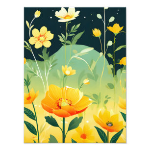 Foto Sonho Floral Vibrante