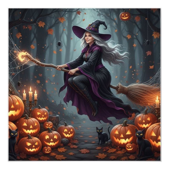 Foto Sorcière volante magique (Frente)