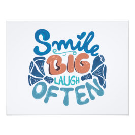 Foto Sorria Grande Muitas Vezes: Mensagem Encantadora