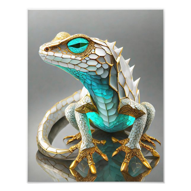 Foto Sorrindo Gecko Island TUATARA MOTU LEMURIA (Frente)